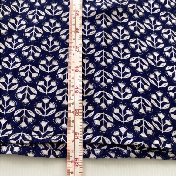 A Little Birdie Told Me Maxi Dress Blue Floral Long Boho Tassel Bells Size M 12 - Picture 10 of 10